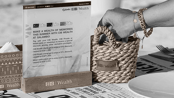 مصمم خصيصًا لتجربتك مع CIB Wealth في Galambo!